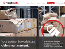 Tablet Screenshot of freightsafe.com
