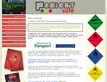 Tablet Screenshot of freightsafe.co.uk